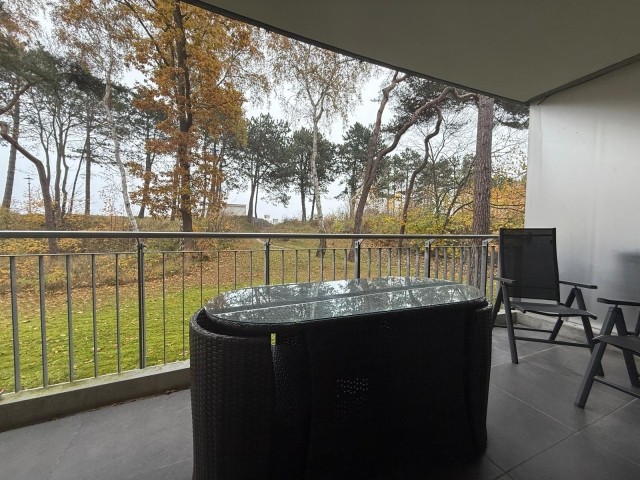 Überdachte Terrasse zur Meerseite