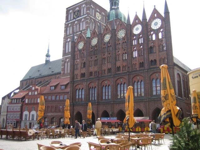 Rathaus am alten Markt in Stralsund