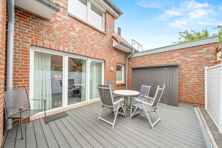 eingezäunte Terrasse