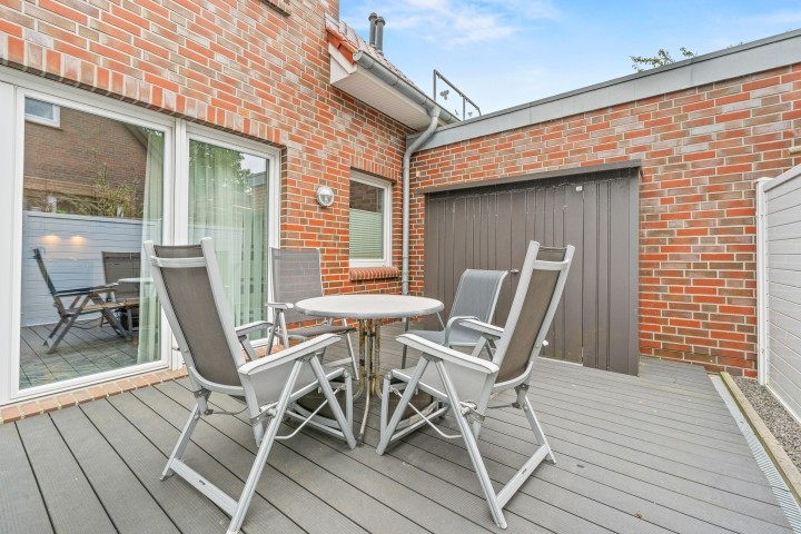 eingezäunte Terrasse