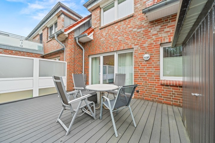 eingezäunte Terrasse