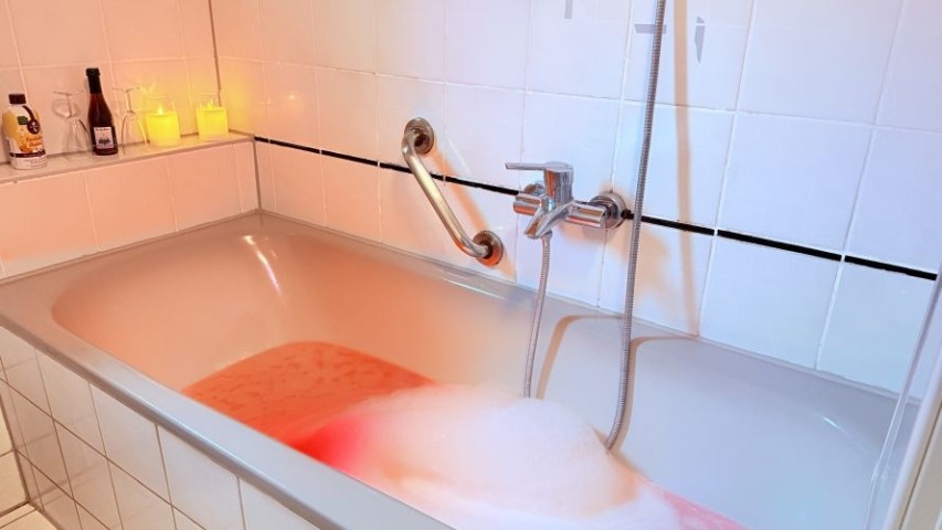 genießen sie ein Vollbad 