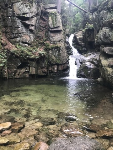 Wasserfall ca. 15 km vom Ferienhaus entfernt.