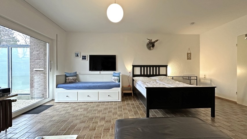 Doppelbett und Zusatzbett in der SeeKiste