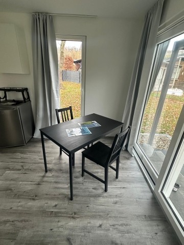 Essbereich mit Aussicht