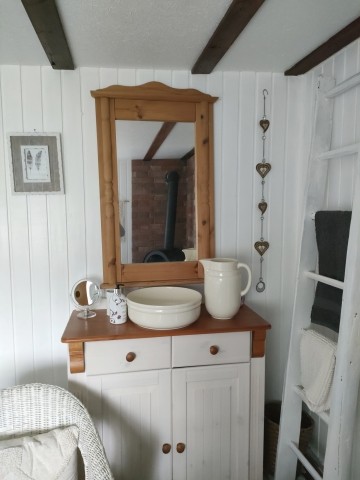 Waschgelegenheit im Winter