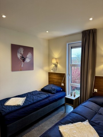 Zweites Schlafzimmer mit 2 Einzelbetten