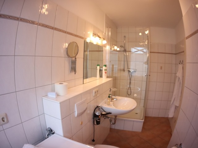 EG: Bad mit Dusche/WC, Waschmaschine