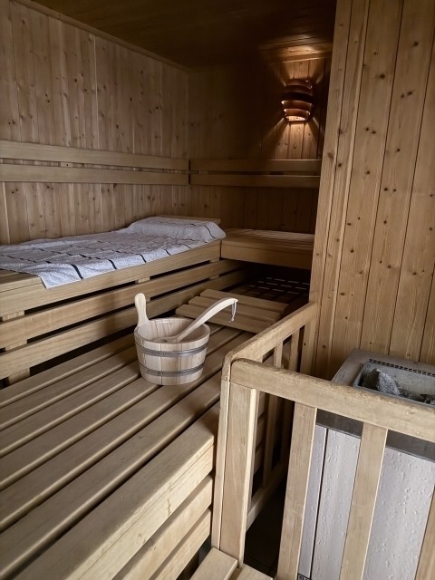 Sauna im Erdgeschoss 