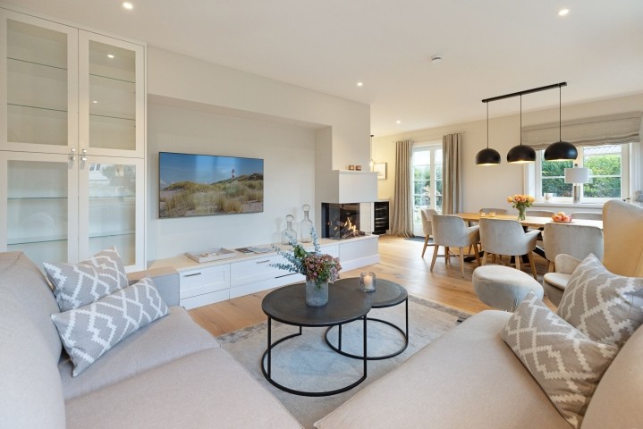 Wohnbereich mit Gaskamin