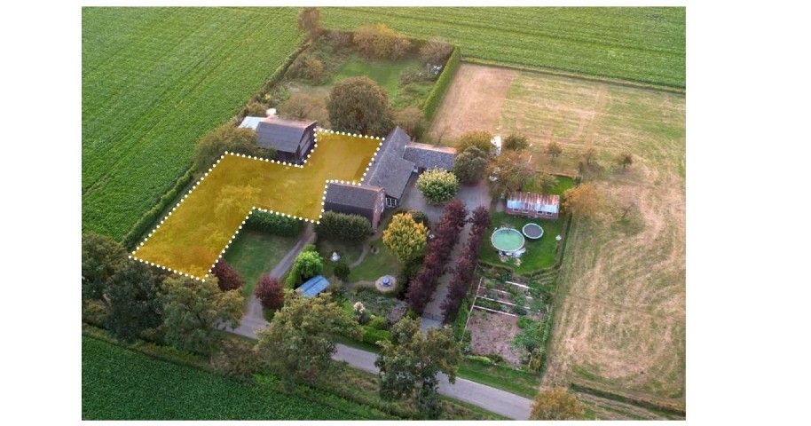 Gesamtüberblick - der gekennzeichnete Teil gehört zur Ferienwohnung!