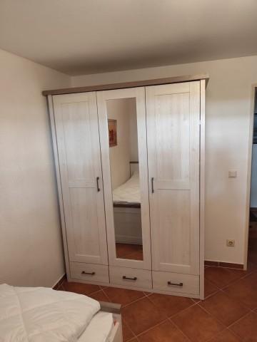 Zweites Schlafzimmer mit 2 separaten Einzelbetten