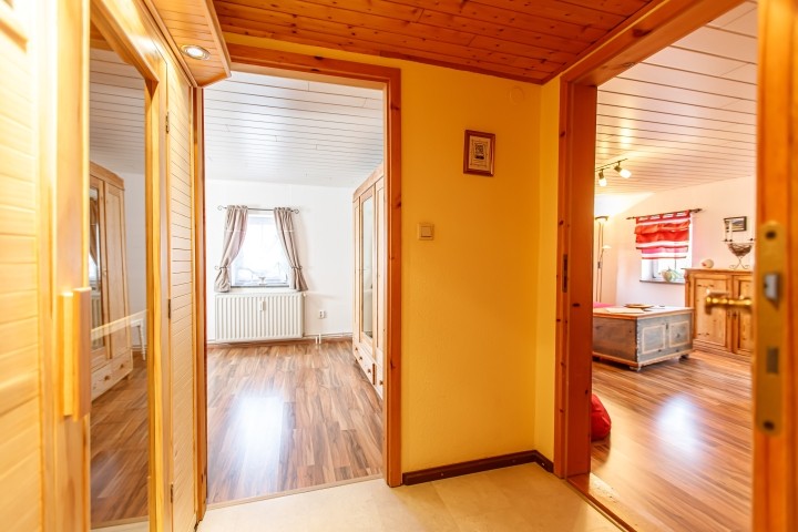 Flur mit Infrarotsauna