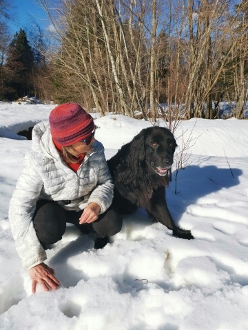 Schneewandern direkt vor der Haustür