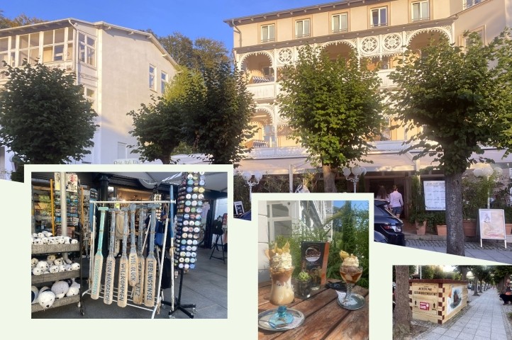 die Wilhelmstraße in Sellin auf Rügen