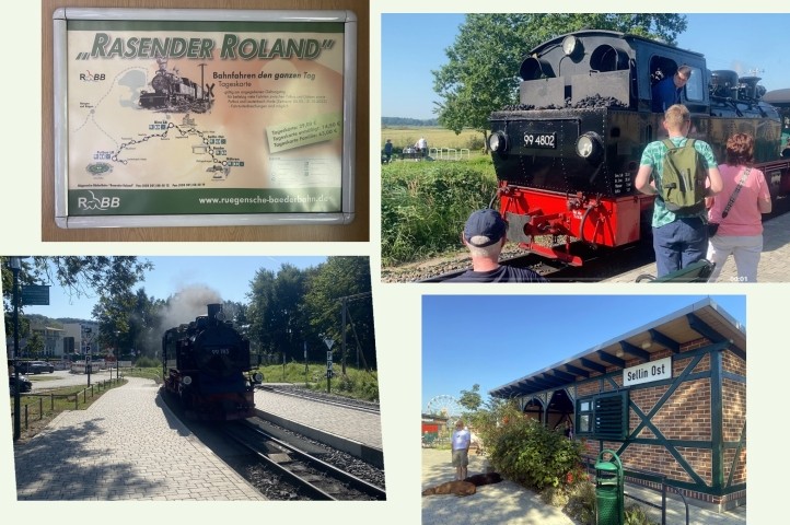 Attraktion Rasender Roland auf Rügen