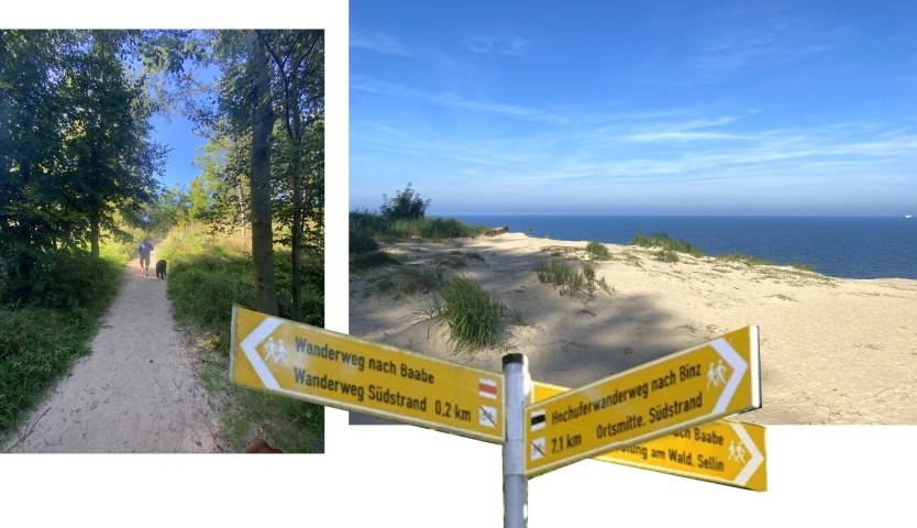 schöne Wanderwege im Ostseebad Sellin auf Rügen