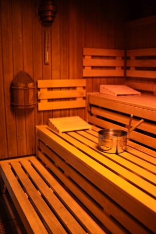 Sauna im EG des Gebäudes