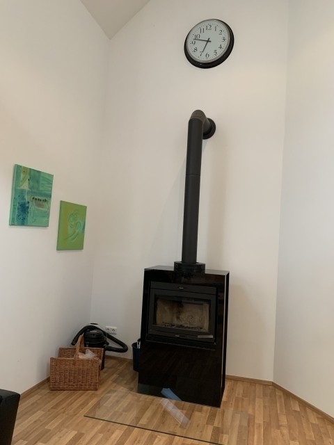 Kamin im Wohnzimmer 