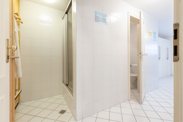 Gemeinschaftssauna im Keller