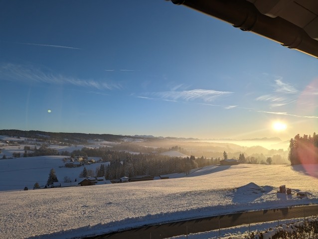 Ausblick im Winter