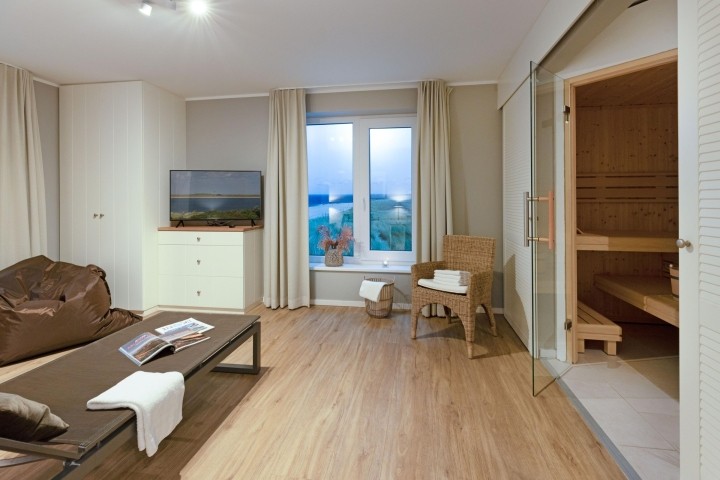 Wellnessbereich mit Sauna