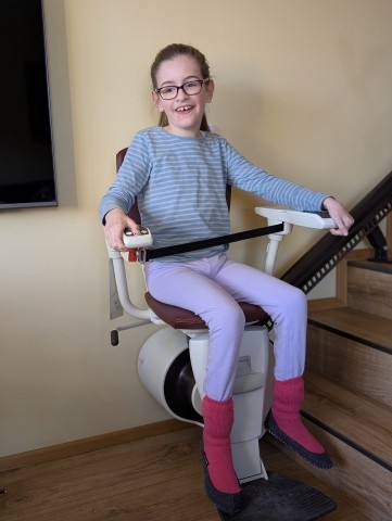 Treppenlift im Erdgeschoss