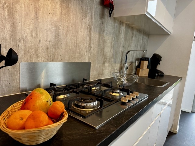 Die Küche ist komplett ausgestattet