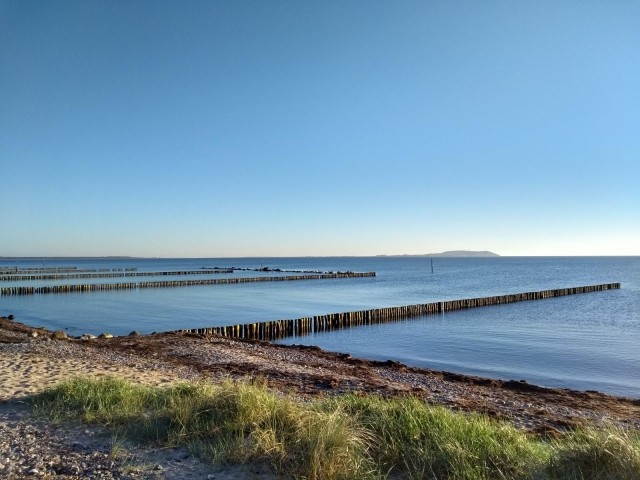 Blick nach Hiddensee vom Bug aus