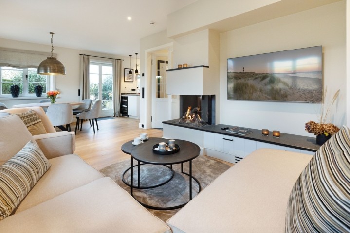 Wohnbereich mit Kamin