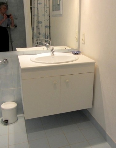 Badezimmer mit dusche