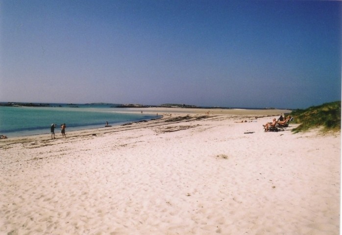 Strand in der Nähe des Hauses