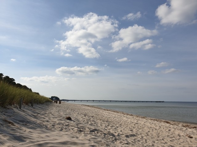Herbstlicher Strand von Lubmin
