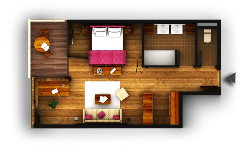 Grundriss Hundesuite Narzissenwiese