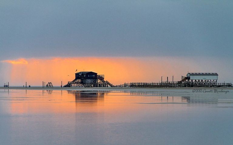 Sonnenuntergang in Ording