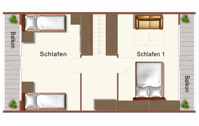 Grundriss Obergeschoss