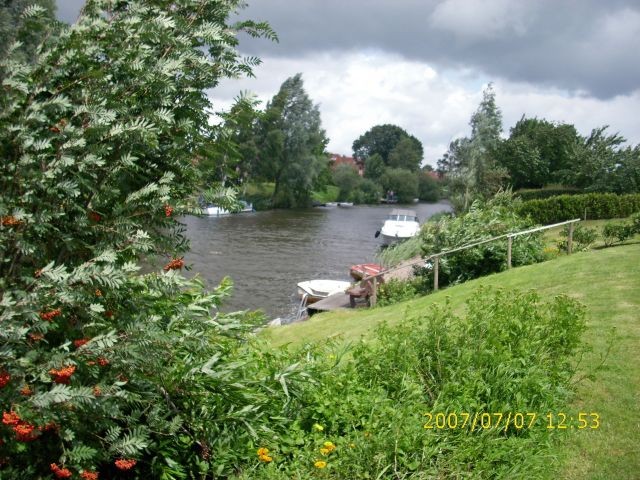 Blick vom Steg