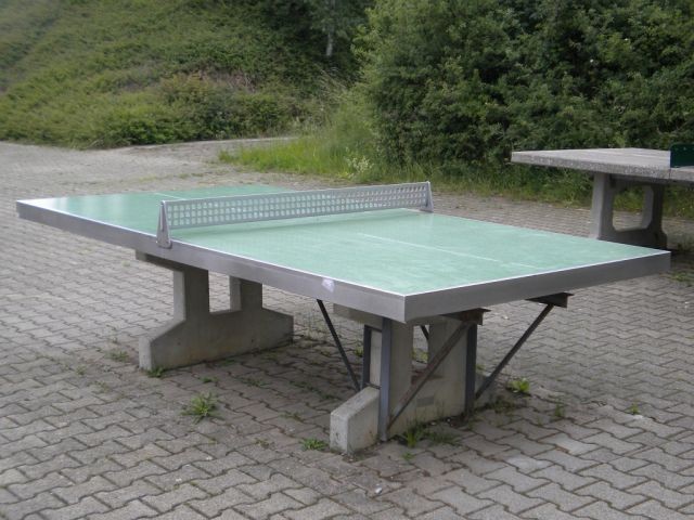 Die Tischtennis Platte