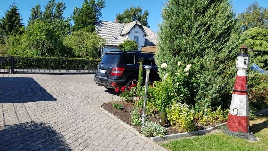 Blick zum Parkplatz