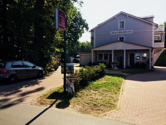 Außenansicht der Villa Waldblick auf der Insel Rügen im Ostseebad Baabe!
