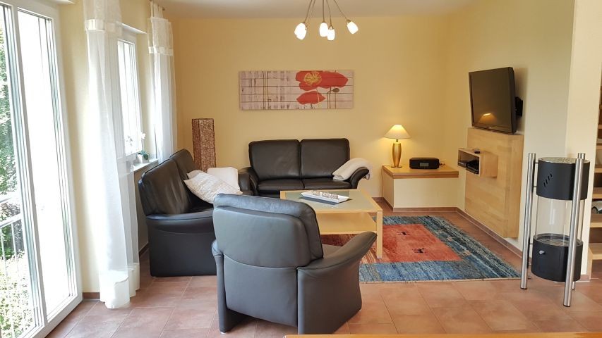 Wohnzimmer mit Bioethanolkamin