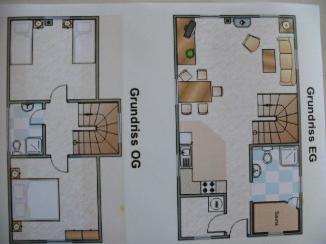 Grundriss des Ferienhauses