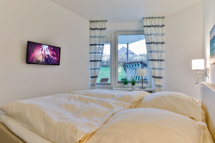 Schlafzimmer mit Terrassenzugang