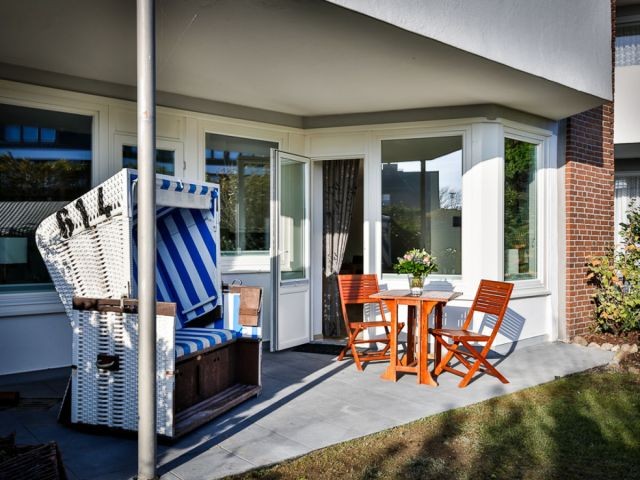 Blick auf die Terrasse 