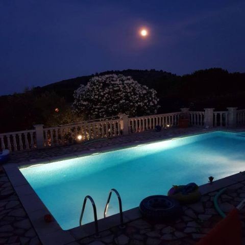 Der Pool bei Nacht ...