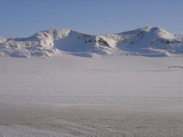 Dünenlandschaft im Winter