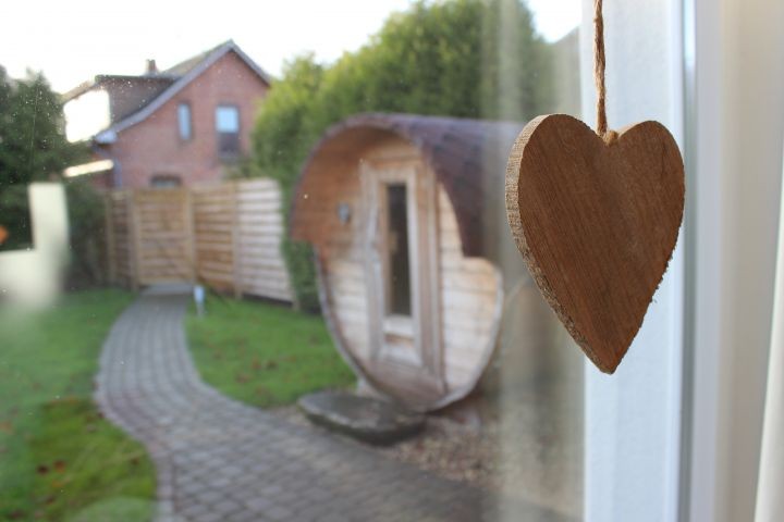 Fassauna im Saunagarten