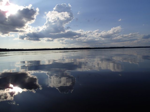 Wundervoller Ausblick über den See Unnen