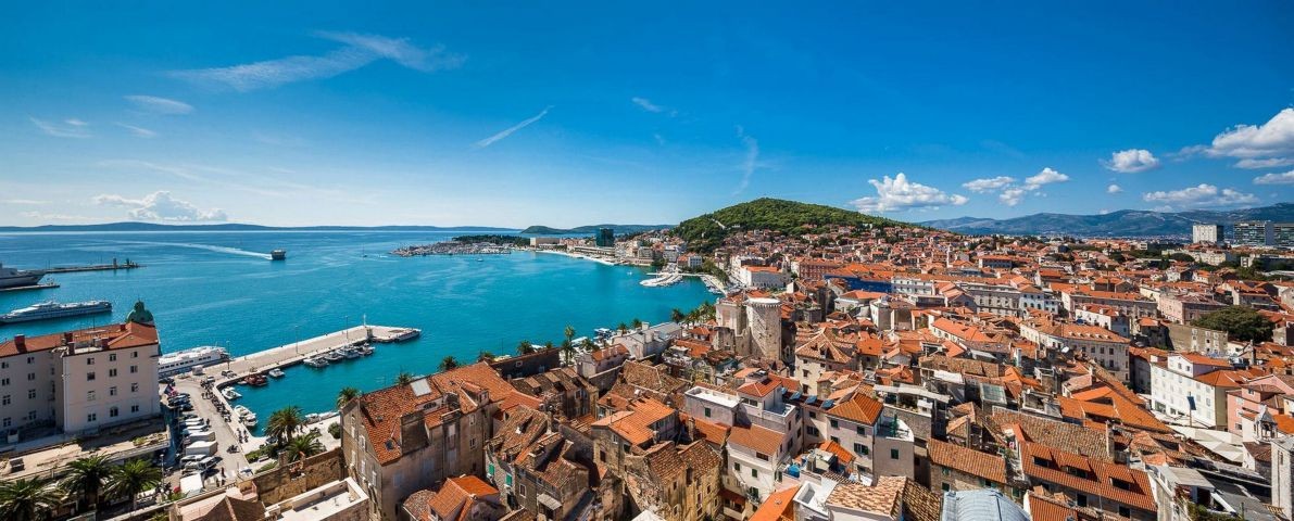 Berühmte Stadt Split mit historischer Altstadt nur 9 km vom Haus entfernt