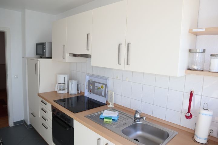 separate Küche mit Südbalkon
